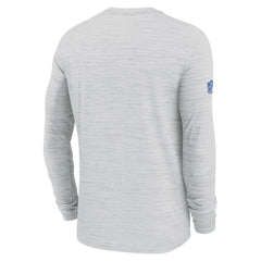 Detroit Lions Sideline Velocity Performance Long Sleeve T-Shirt - Ash - Nike