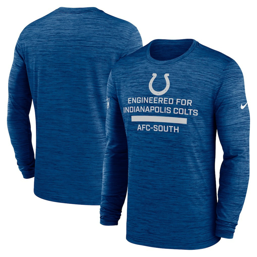 Indianapolis Colts Sideline Velocity Performance Long Sleeve T-Shirt - Royal - Nike