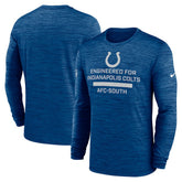 Indianapolis Colts Sideline Velocity Performance Long Sleeve T-Shirt - Royal - Nike