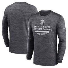 Las Vegas Raiders Sideline Velocity Performance Long Sleeve T-Shirt - Black - Nike