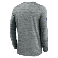 Minnesota Vikings Sideline Velocity Performance Long Sleeve T-Shirt - Gray - Nike