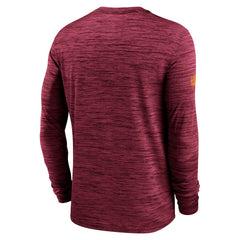 Washington Commanders Sideline Velocity Performance Long Sleeve T-Shirt - Burgundy - Nike