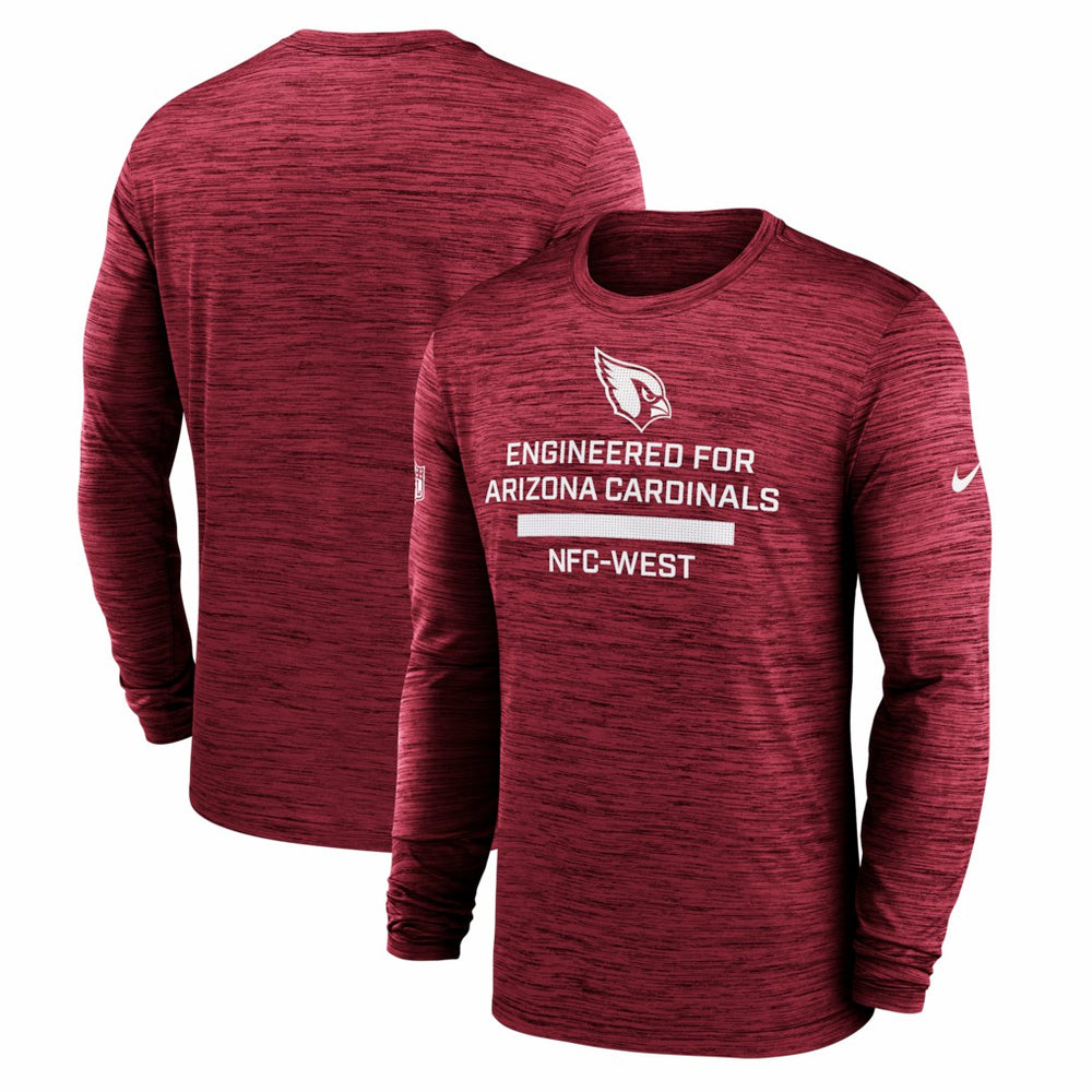 Arizona Cardinals Sideline Velocity Performance Long Sleeve T-Shirt - Cardinal - Nike