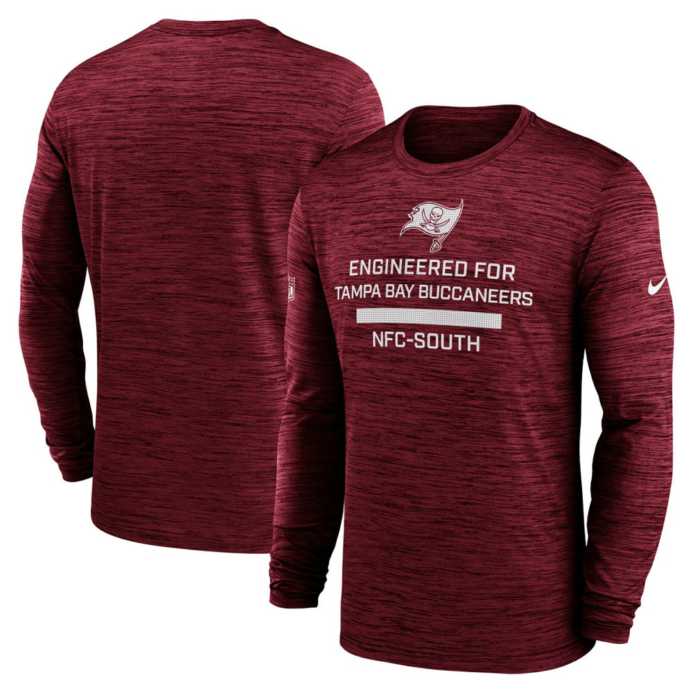 Tampa Bay Buccaneers Sideline Velocity Performance Long Sleeve T-Shirt - Red - Nike