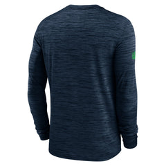 Seattle Seahawks Sideline Velocity Performance Long Sleeve T-Shirt - College Navy - Nike