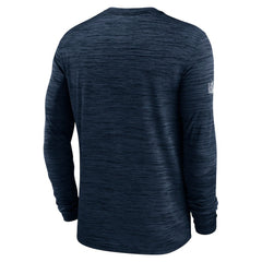 Dallas Cowboys Sideline Velocity Performance Long Sleeve T-Shirt - Navy - Nike