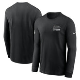 Atlanta Falcons Sideline Dri-FIT Long Sleeve T-Shirt Black - Nike