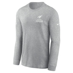 Arizona Cardinals Sideline Dri-FIT Long Sleeve T-Shirt Heather Gray - Nike