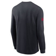 Houston Texans Sideline Dri-FIT Long Sleeve T-Shirt Navy - Nike