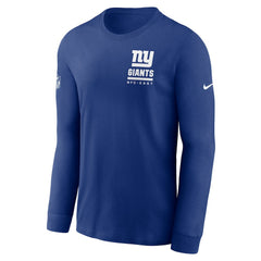 New York Giants Sideline Dri-FIT Long Sleeve T-Shirt Royal - Nike