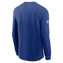 New York Giants Sideline Dri-FIT Long Sleeve T-Shirt Royal - Nike