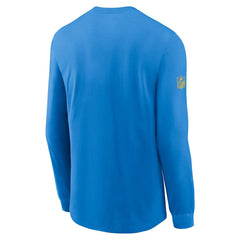 Los Angeles Chargers Sideline Dri-FIT Long Sleeve T-Shirt Powder Blue - Nike