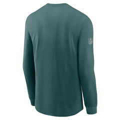 Philadelphia Eagles Sideline Dri-FIT Long Sleeve T-Shirt Midnight Green - Nike