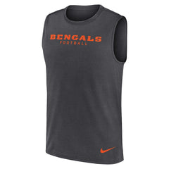 Cincinnati Bengals Primetime Legend Dri-FIT Muscle Tank Top Charcoal - Nike