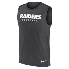 Las Vegas Raiders Primetime Legend Dri-FIT Muscle Tank Top Charcoal - Nike