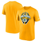 Green Bay Packers Legend Icon Performance T-Shirt Gold - Nike