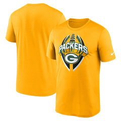 Green Bay Packers Legend Icon Performance T-Shirt Gold - Nike