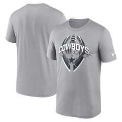 Dallas Cowboys Legend Icon Performance T-Shirt Silver - Nike