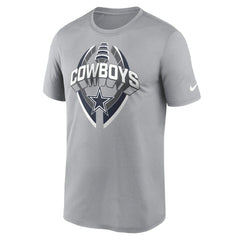 Dallas Cowboys Legend Icon Performance T-Shirt Silver - Nike