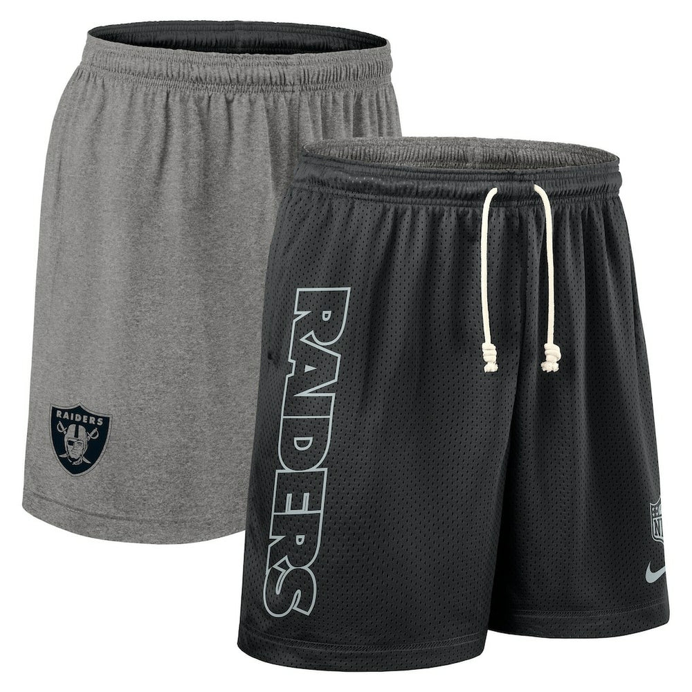 Las Vegas Raiders Sideline Reversible Dri-FIT Shorts Black - Nike