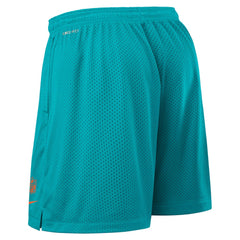 Miami Dolphins Sideline Reversible Dri-FIT Shorts Aqua - Nike