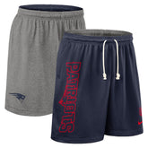 New England Patriots Sideline Reversible Dri-FIT Shorts Navy - Nike