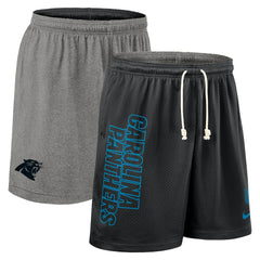 Carolina Panthers Sideline Reversible Dri-FIT Shorts Black - Nike