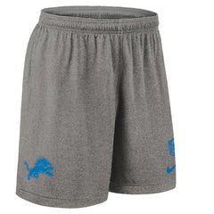 Detroit Lions Sideline Reversible Dri-FIT Shorts Gray - Nike