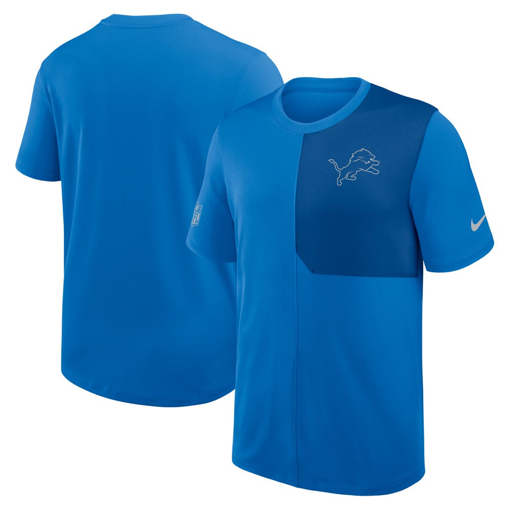 Detroit Lions Sideline UV Dri-Fit Coach Shirt Blue - Nike