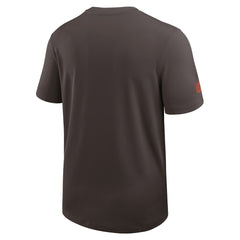 Cleveland Browns Sideline UV Dri-Fit Coach Shirt Brown - Nike