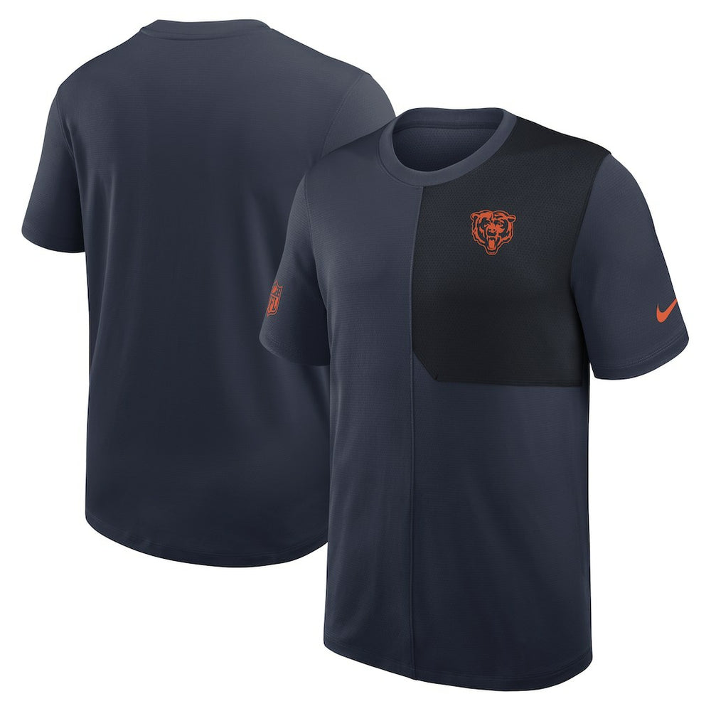 Chicago Bears Sideline UV Dri-Fit Coach Shirt Navy - Nike