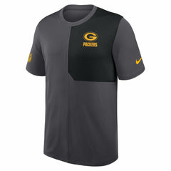 Green Bay Packers Sideline UV Dri-Fit Coach Shirt Gray - Nike