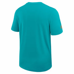 Miami Dolphins Sideline UV Dri-Fit Coach Shirt Aqua - Nike