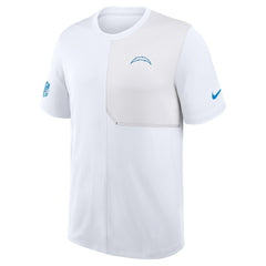 Los Angeles Chargers Sideline UV Dri-Fit Coach Shirt White - Nike