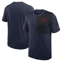 New England Patriots Sideline UV Dri-Fit Coach Shirt Navy - Nike