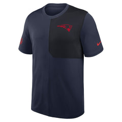 New England Patriots Sideline UV Dri-Fit Coach Shirt Navy - Nike