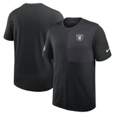 Las Vegas Raiders Sideline UV Dri-Fit Coach Shirt Black - Nike