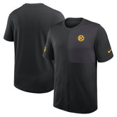 Pittsburgh Steelers Sideline UV Dri-Fit Coach Shirt Black - Nike
