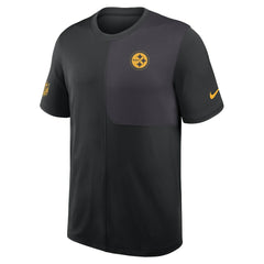 Pittsburgh Steelers Sideline UV Dri-Fit Coach Shirt Black - Nike
