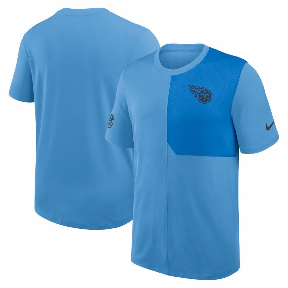 Tennessee Titans Sideline UV Dri-Fit Coach Shirt Light Blue - Nike