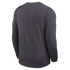 Los Angeles Chargers Sideline Coach UV Dri-FIT Long Sleeve Shirt Gray - Nike