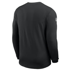New York Jets Sideline Coach UV Dri-FIT Long Sleeve Shirt Black - Nike