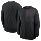 San Francisco 49ers Sideline Coach UV Dri-FIT Long Sleeve Shirt Black - Nike