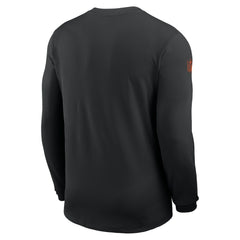 Cincinnati Bengals Sideline Coach UV Dri-FIT Long Sleeve Shirt Black - Nike