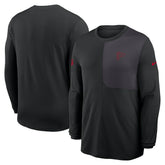 Atlanta Falcons Sideline Coach UV Dri-FIT Long Sleeve Shirt Black - Nike