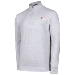 Chicago Cubs Sublime Tri-Blend Quarter-Zip Jacket for sale