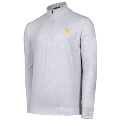 San Diego Padres Sublime Tri-Blend Quarter-Zip Jacket Lifestyle