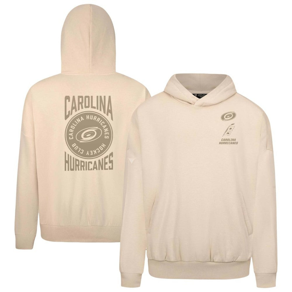 Carolina Hurricanes - Levelwear Contact Stamp Pullover Hoodie Cream