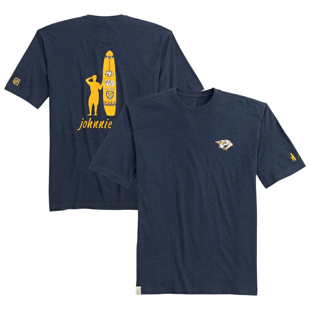 Nashville Predators - johnnie-O Heathered Spencer T-Shirt Navy