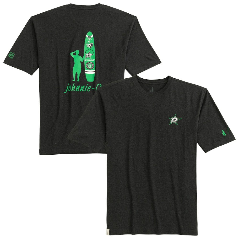 Dallas Stars - johnnie-O Heathered Spencer T-Shirt Charcoal